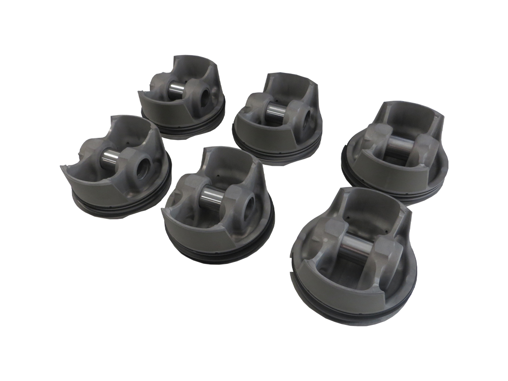 Kolben Kit Satz für Porsche 911 3,8 M97 M9701 Mahle